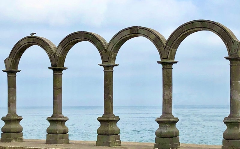 Los Arcos of Puerto Vallarta serve as a backdrop to the open-air theater