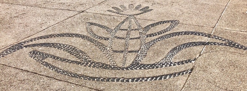 Intricate designs decorate the Malecón in Puerto Vallarta