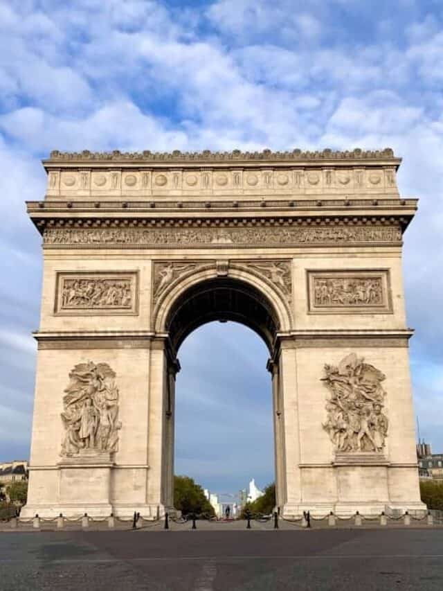 The magnificent Arc de Triomphe sits at Place Charles de Gaulle and is one of the must see Paris attractions