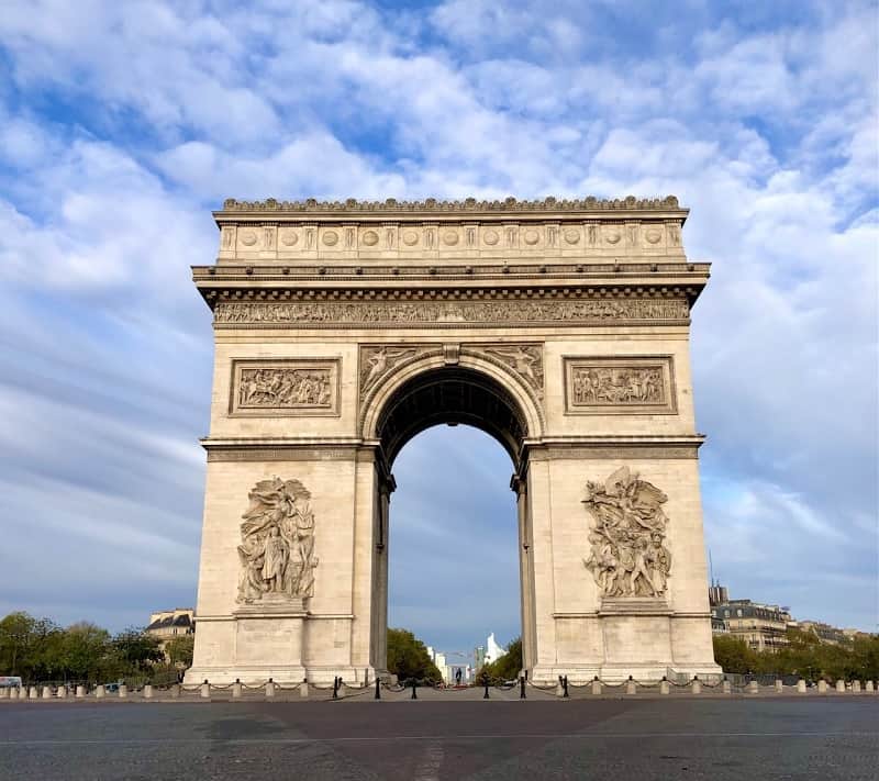 The magnificent Arc de Triomphe sits at Place Charles de Gaulle and is one of the must see Paris attractions